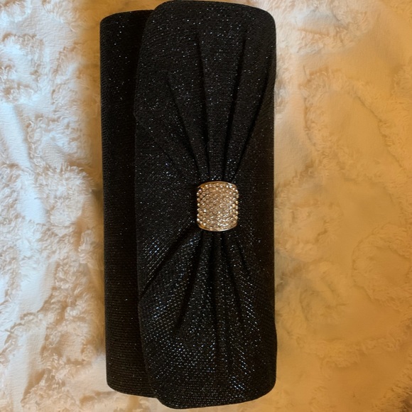 Handbags - Gunne Sax Shimmering Black evening bag  Gorgeous